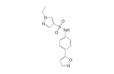 1-Ethyl-N-(4-isoxazol-5-ylphenyl)pyrazole-4-sulfonamide