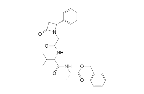 [2-(<R>-2'-Oxo-4'-phenylazetidin-1'-yl)acetyl]-L-valyl-L-alanine - benzyl ester