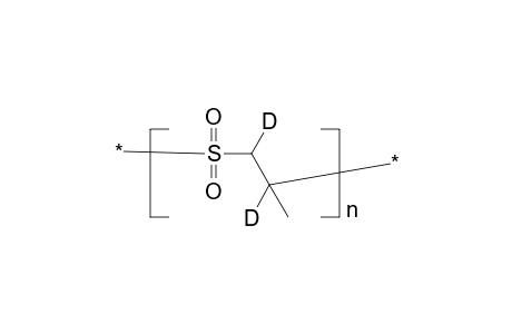 Poly(sulfonylpropylene-1,2-d2)