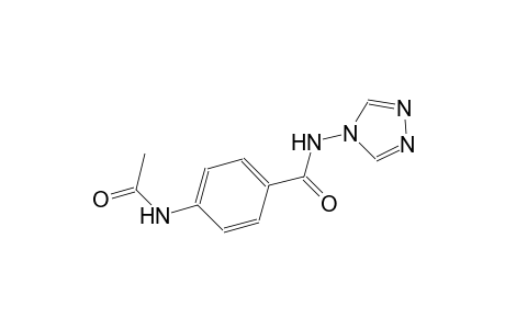 4-(acetylamino)-N-(4H-1,2,4-triazol-4-yl)benzamide