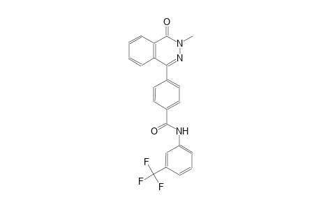 4-(3-methyl-4-oxo-3,4-dihydro-1-phthalazinyl)-N-[3-(trifluoromethyl)phenyl]benzamide