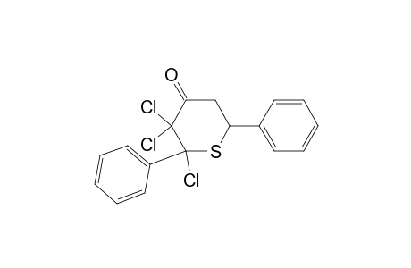 2,3,3-trichloro-2,6-diphenyl-4-thianone
