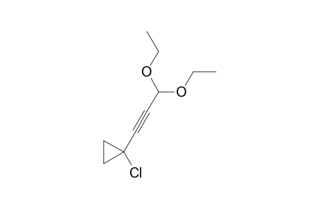 1-Chloro-1-(3,3-diethoxy-1-propynyl)cyclopropane