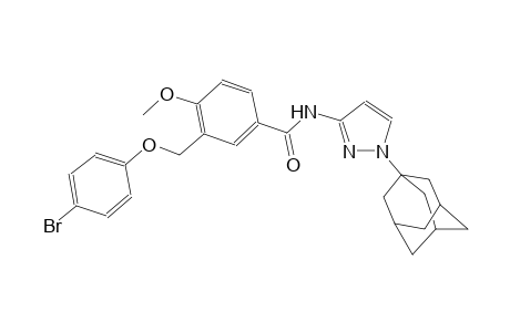 N-[1-(1-adamantyl)-1H-pyrazol-3-yl]-3-[(4-bromophenoxy)methyl]-4-methoxybenzamide