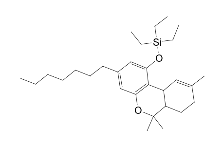 3-Heptyl-6,6,9-trimethyl-6a,7,8,10a-tetrahydro-6H-benzo[c]chromen-1-yl triethylsilyl ether
