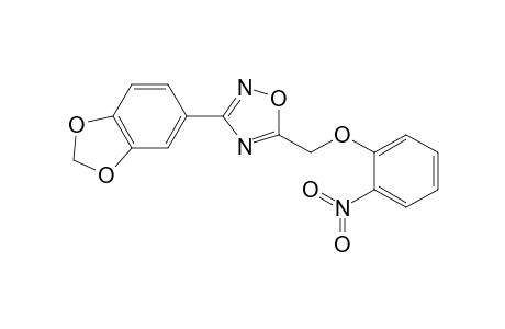 1,2,4-Oxadiazole, 3-(1,3-benzodioxol-5-yl)-5-[(2-nitrophenoxy)methyl]-