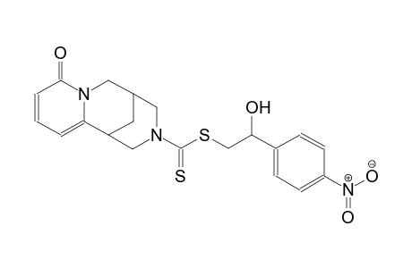 2-hydroxy-2-(4-nitrophenyl)ethyl (1S,9R)-6-oxo-7,11-diazatricyclo[7.3.1.0~2,7~]trideca-2,4-diene-11-carbodithioate