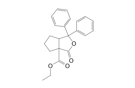 Ethyl 3-oxo-1,1-diphenyl-tetrahydrocyclopenta[c]furan-3a-carboxylate