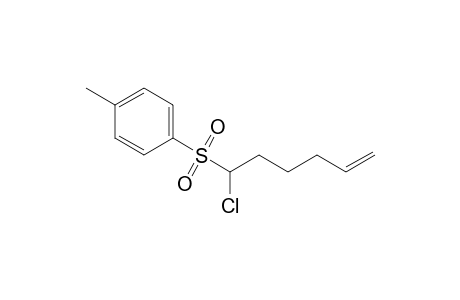 1-Chlorohex-5-enyl 4-methylphenyl sulfone
