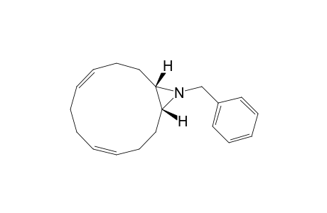 13-Azabicyclo[10.1.0]trideca-4,8-diene, 13-(phenylmethyl)-, (1R*,4E,8E,12S*)-