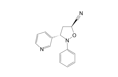 ANTI-2-PHENYL-3-(3-PYRIDYL)-ISOXAZOLIDINE-5-CARBONITRILE