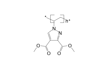 Poly(n-vinylpyrazole-3,4-dicarboxylic acid dimethyl ester)
