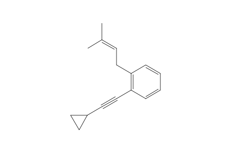 1-(Cyclopropylethynyl)-2-(3-methylbut-2-enyl)benzene