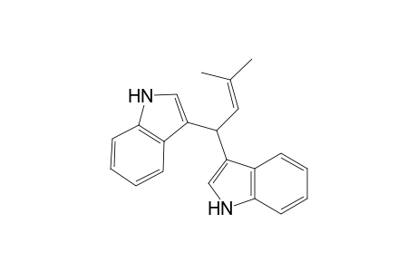 3-[1-(1H-indol-3-yl)-3-methyl-but-2-enyl]-1H-indole