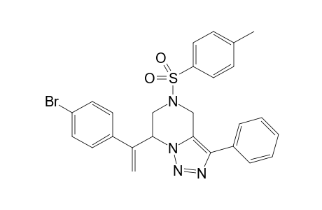 7-(1-(4-Bromophenyl)vinyl)-3-phenyl-5-tosyl-4,5,6,7-tetrahydro[1,2,3]triazolo[1,5-a]pyrazine