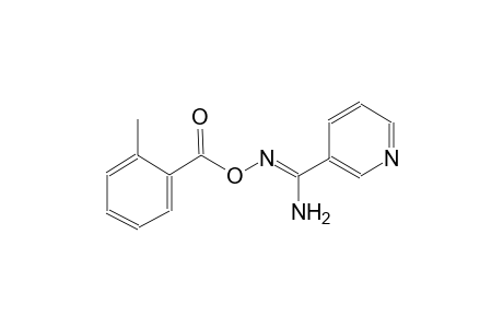 3-pyridinecarboximidamide, N'-[(2-methylbenzoyl)oxy]-