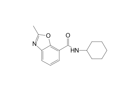 2-Methyl-benzooxazole-7-carboxylic acid cyclohexylamide