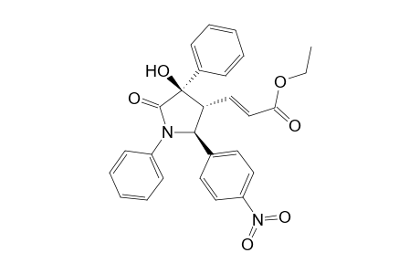 Ethyl (E)-3-[(2S,3R,4R)-4-Hydroxy-2-(4-nitrophenyl)-5-oxo-1,4-diphenylpyrrolidin-3-yl]acrylate