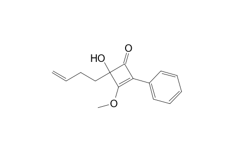 4-(3-Butenyl)-4-hydroxy-3-methoxy-2-phenyl-2-cyclobuten-1-one