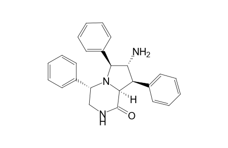 (4S,6S,7R,8R,8aS)-7-Amino-4,6,8-triphenylhexahydropyrrolo[1,2-a]pyrazin-1(2H)-one