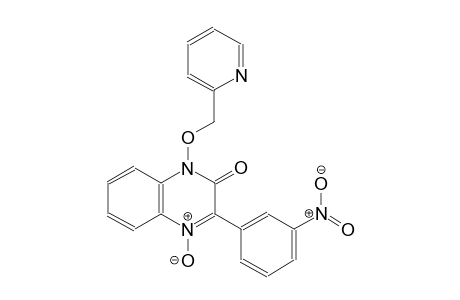 3-(3-nitrophenyl)-1-(2-pyridinylmethoxy)-2(1H)-quinoxalinone 4-oxide