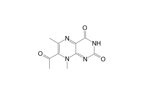 7-Acetyl-6,8-dimethyl-8H-pteridine-2,4-dione