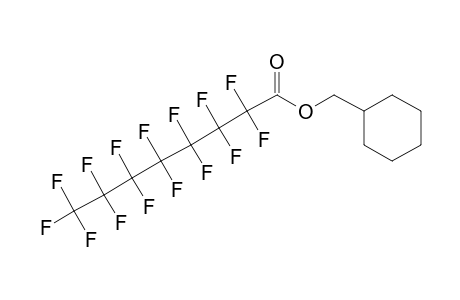 Pentadecafluorooctanoic acid, cyclohexylmethyl ester