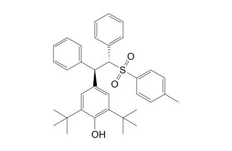 (1S,2S)/(!R,2R)-2,6-Di-tert-butyl-4-[1,2-diphenyl-2-(toluene-4-sulfonyl)ethyl]phenol