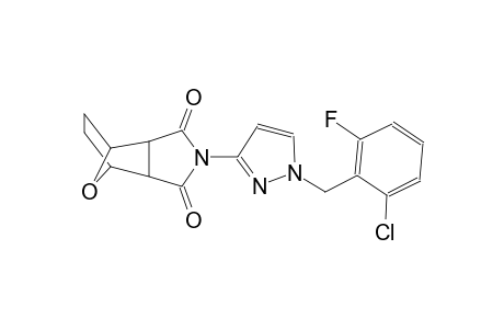 4-[1-(2-chloro-6-fluorobenzyl)-1H-pyrazol-3-yl]-10-oxa-4-azatricyclo[5.2.1.0~2,6~]decane-3,5-dione