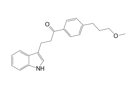 3-(3-(4-(3-Methoxypopyl)phenyl)-3-oxopropyl)indole