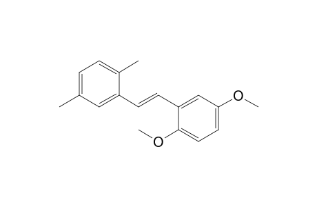 2-[(E)-2-(2,5-dimethoxyphenyl)ethenyl]-1,4-dimethyl-benzene