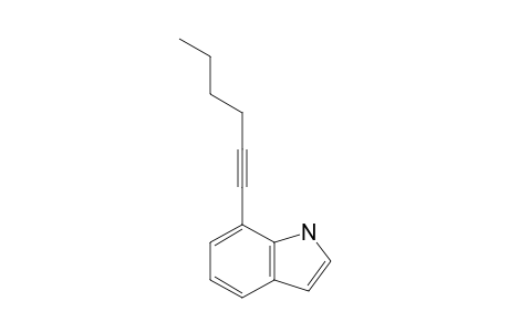 7-(1-HEXYN-1-YL)-INDOLE