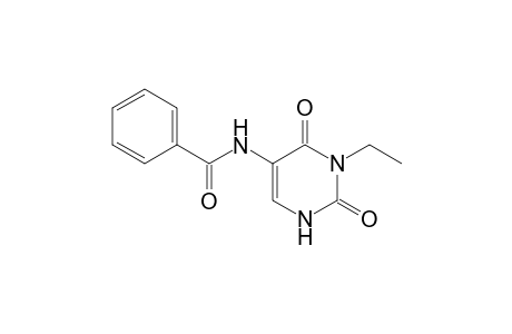 3-Ethyl-5-benzoylaminouracile