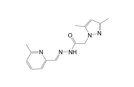 2-(3,5-dimethyl-1H-pyrazol-1-yl)-N'-[(E)-(6-methyl-2-pyridinyl)methylidene]acetohydrazide
