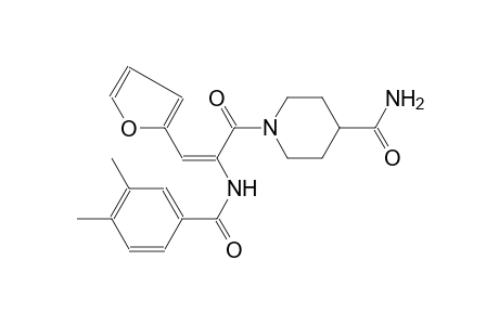 4-piperidinecarboxamide, 1-[(2E)-2-[(3,4-dimethylbenzoyl)amino]-3-(2-furanyl)-1-oxo-2-propenyl]-