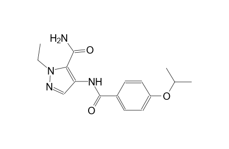1-ethyl-4-[(4-isopropoxybenzoyl)amino]-1H-pyrazole-5-carboxamide