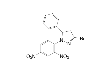 3-bromo-1-(2,4-dinitrophenyl)-5-phenyl-2-pyrazoline