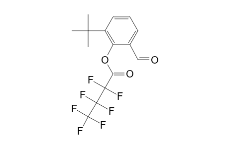 3-Tert-butyl-2-hydroxybenzaldehyde, o-heptafluorobutyryl-