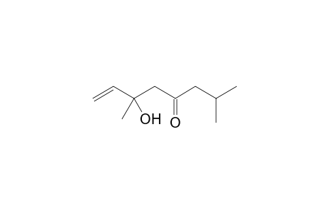 2,6-Dimethyl-6-oxidanyl-oct-7-en-4-one