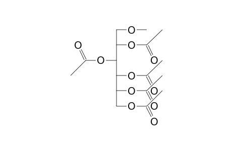 (2,3,4,5-tetraacetoxy-6-methoxy-hexyl) acetate