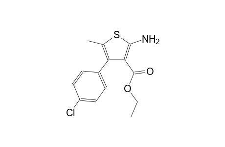 ethyl 2-amino-4-(4-chlorophenyl)-5-methyl-3-thiophenecarboxylate