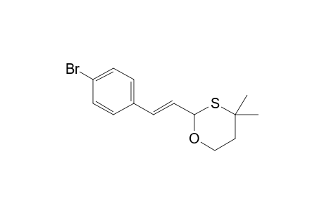 2-[(E)-2-(4-Bromo-phenyl)-vinyl]-4,4-dimethyl-[1,3]oxathiane