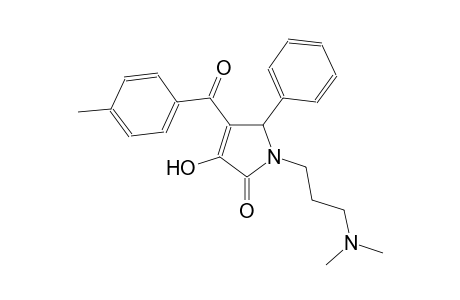 1-[3-(dimethylamino)propyl]-3-hydroxy-4-(4-methylbenzoyl)-5-phenyl-1,5-dihydro-2H-pyrrol-2-one