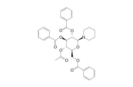 N-(4-O-ACETYL-2,3,6-TRI-O-BENZOYL-BETA-D-GLUCOPYRANOSYL)-PIPERIDINE