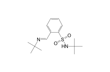 N-tert-Butyl-2-[(tert-butylimino)methyl]benzenesulfonamide