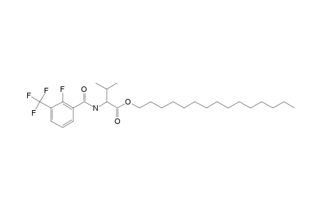 L-Valine, N-(2-fluoro-3-trifluoromethylbenzoyl)-, pentadecyl ester