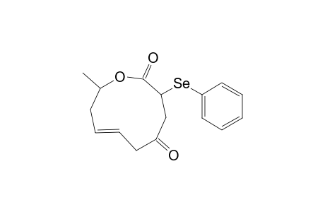 (4E)-2-methyl-9-(phenylseleno)-3,6,8,9-tetrahydro-2H-oxecin-7,10-dione