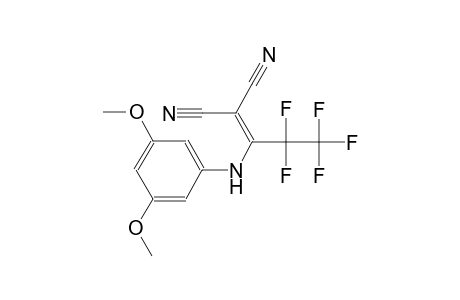 2-[1-(3,5-Dimethoxy-phenylamino)-2,2,3,3,3-pentafluoro-propylidene]-malononitrile