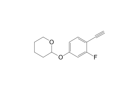 2-(4-Ethynyl-3-fluorophenoxy) tetrahydropyran