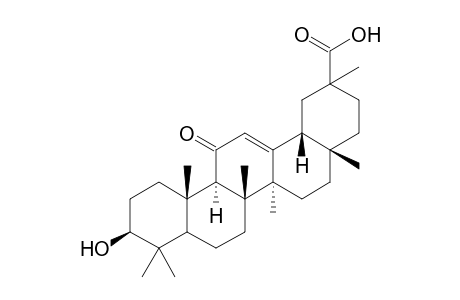 3.beta.-Hydroxy-11-oxoolean-12-en-30-oic acid